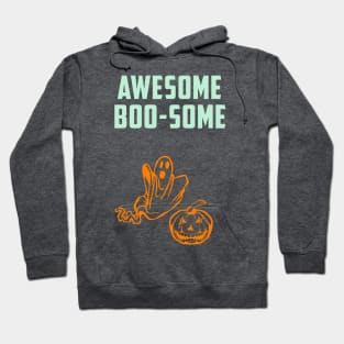 Awesome Boo Some Twosome Halloween Hoodie